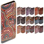 For iPhone 16 15 14 Plus Pro Max Apple Wallet Phone Cover - Aboriginal Art Print