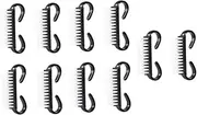 Beaupretty Essential Manicure Dust Brush Set 10 Pcs Horn Brush for Fingernail Household Nail Manicure Easy to Use