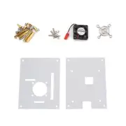 Arcylic Clear Case Shell Cooling Fan Heatsink For Raspberry Pi 3/2 Model B/B+