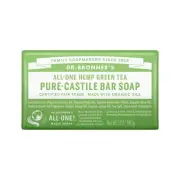 Dr. Bronners Pure-Castile Bar Soap Green Tea 140 gm