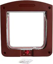Large Cat Door - Interior Exterior Doors | Indoor Pet Doors Flap | Privacy Door for Cat Litter Box Or Pet Feeder | durablee Gate Frame | Multifunctional Puppy Barriers for Indoor, Basement, Garage
