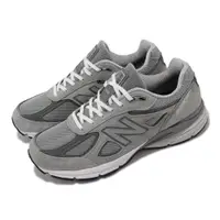 在飛比找ETMall東森購物網優惠-New Balance 休閒鞋 990 V4 男鞋 女鞋 灰