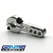 NEW GoNitroHobbies 24T 3 Hole Alum Heavy Duty Servo Arm sil Hitec FREE US SHIP