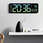 16" Large Digital Wall Clock Timer,Remote Control,LED DisplayModern Light Clock