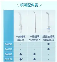 在飛比找樂天市場購物網優惠-【Panasonic】沖牙頭耗材 適用行動高效沖牙機(EW-