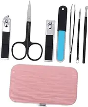 Ipetboom -one Manicure Tool Kit Nail Clippers Eyebrow Trimmer Scissors Tweezers and Storage Case and Easy to Use for Nail Care