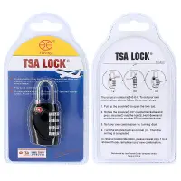 在飛比找露天拍賣優惠-美國認證 TSA330海關密碼鎖拉桿箱防盜鎖托運通關鎖行李箱