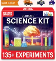Doctor Jupiter Science Kit for Kids Learning & Educational Toys with 135+ Experi