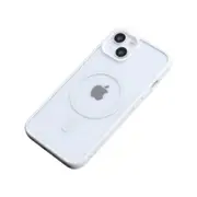 Veloreo Iphone 15 White Tpu Magsafe Compatible Shockproof Cover Case