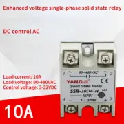 DC Control AC DC-AC Enhanced Voltage Single Phase Solid State Relay SSR-10DA-H