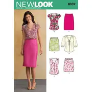 New Look Sewing Pattern 6107 N6107 Misses' Separates