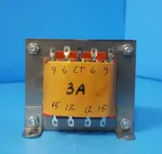 CENTER TAP POWER TRANSFORMER, 120/240VAC TO 6V,9V,12V,15V, 3A