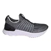 Nike Women's React Phantom Black White Oreo Flyknit 2 Run Shoe CJ0280-002 Sz. 11