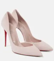 [Christian Louboutin] Christian Louboutin Iriza 100 suede pumps AU 10 pink