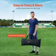 7x7 Soccer Rebounder Training Net Portable with Carry Bag for Practice