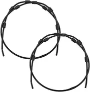 NQEUEPN 2pcs Replacement Tree Stand Cables, 67.72" Robust Steel Wire Climbing Treestand Replacement Cables Hunting Tree Stand Accessories for Outdoor Tree Stands Tree Climber (Black)