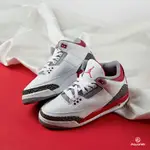 NIKE JORDAN 3 RETRO FIRE RED GS 大童 白紅 AJ3 休閒 籃球鞋 DM0967-160