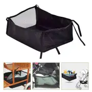 Cart Storage Mesh Bag Mini Stroller Child Baby Basket Rack under