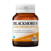 Blackmores Daily Immune Support Tablets 60 with Vitamin C, D, Zinc & Elderberry