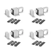 4pcs Door Bolt Latch Aluminum Alloy Security Spring Bounce Lock