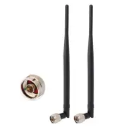 2-Pack WiFi 2.4GHz 7dBi N Male Antenna for ZTE W815 W815N WiFi Router Booster AP