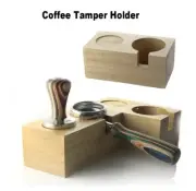 wooden Coffee Tamper Holder Tamping Stand 58mm / Tamper Station