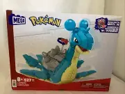 New MEGA Pokemon Lapras Building Toy Kit with Action Figure - 527pcs - SEALED
