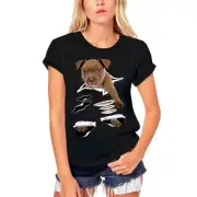 Women's Graphic T-Shirt Organic French Bulldog - Cute Funny Dog Eco-Friendly