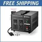 Compact 3000 Watt Voltage Converter Transformer - Step Up/Down with 4 AC Outlets