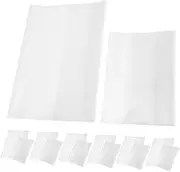 MINAOLULUS 40pcs Clear Book Covers Book Protector Sleeve for High Clarity Longlasting Material for Use