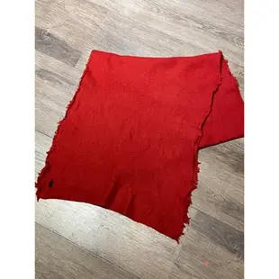 POLO RALPH LAUREN CASHMERE X LAMBSWOOL SCARF 紅色 紅色圍巾 圍巾 保暖