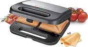 Tescoma President 3 in 1 Modern Non-Stick Sandwich Maker 800W 6 Removable Plates Metal 2.19kg