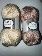 Herrschners Soho Yarn - SPECTACULAR - acrylic wool blend - 1.75oz 50g 122yd 112m