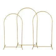 1PCS Gold Wedding Arch Stand, Party Decor Balloon arch, Frame Backdrop Holder Br