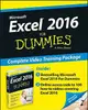 Excel 2016 For Dummies Book + Online Videos Bundle (Paperback)-cover