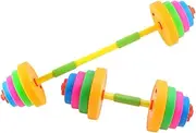 BESPORTBLE Small Weights for Women Boys and Girls Exercise Dumbbells Set Adjustable Barbell Toy for Boys and Girls Gym