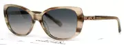 SWAROVSKI SW124 57B Brown Womens Semi Cat Eye Gradient Sunglasses 56-16-140 B:43