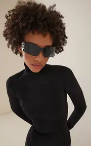 [Balenciaga] Bossy Mask Acetate Sunglasses