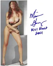 MIRIAM GONZALEZ 03/2001 PLAYBOY PLAYMATE SEXY SIGNED PHOTO (CN9)