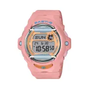Casio G-Shock Pink Stainless Steel Case Resin Band Watch BG169PB-4