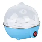 (US Plug 110V Blue)Chicken Egg Cooker Make Up To 7 Large Boiled Eggs Anti New