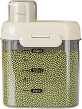 Cereal Dispenser, Kitchen Containers Airtight Food Storage, Clear Bins Pantry Organizer Jars, 7.09x3.94x10.91 inches Large Capacity Box for Sugar, Flour, Cereal, Snack, Organization