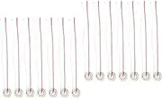 Generic 2sets Wide Applicable Piezo Disc Guitar Piezo Pickup Pre-wired Low Voltage for Electronic Drums Alerts 12pcs*2