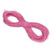 100m Elastic Cord Heavy Stretch String Rope 1mm for Crafting, Dark Pink