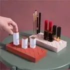 Silicone Storage Box 8/18 Grid Lipstick Organizer Lipstick Rack Desktop