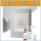 Next-Gen King Size Organic Cotton Grounding Sheet with Silver Fiber Conductivity