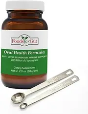 Foods For Gut Oral Care Probiotics Powder 200 Billion CFU | ENT & Upper Respiratory Immune Support | High Potency | Oral care Formula | 60 Grams (2.11 Oz)