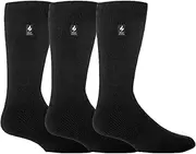 Heat Holders | Men's Original Thermal Boot Socks | 3 Pairs | TOG 2.34 | Thick Insulated Brushed Winter Socks | Black | Sizes 6-11 & 12-14