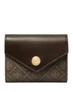 Tory Burch Small T Monogram Coated Canvas Envelope Wallet