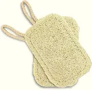 Suytvenxau 2 PCS Loofah Natural Shower Sponges, Eco-Friendly Exfoliating Body Sponge for Skin Care, Bath Spa, Kitchen Cleaning, Soft Touch, Multi-Purpose Organic